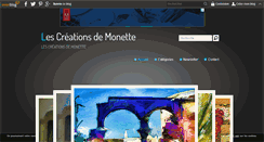 Desktop Screenshot of creationsmonette.com